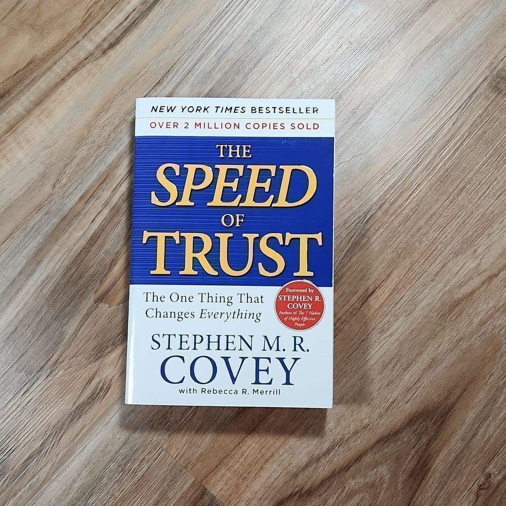 🩵NWT The Speed Of Trust; The One Thing That Changes Everything Book